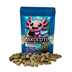 Axolotl Munchie Cubes - Get Ready for the FUN Munch Attack! 15 Grams (.53 oz) Super Cichlids
