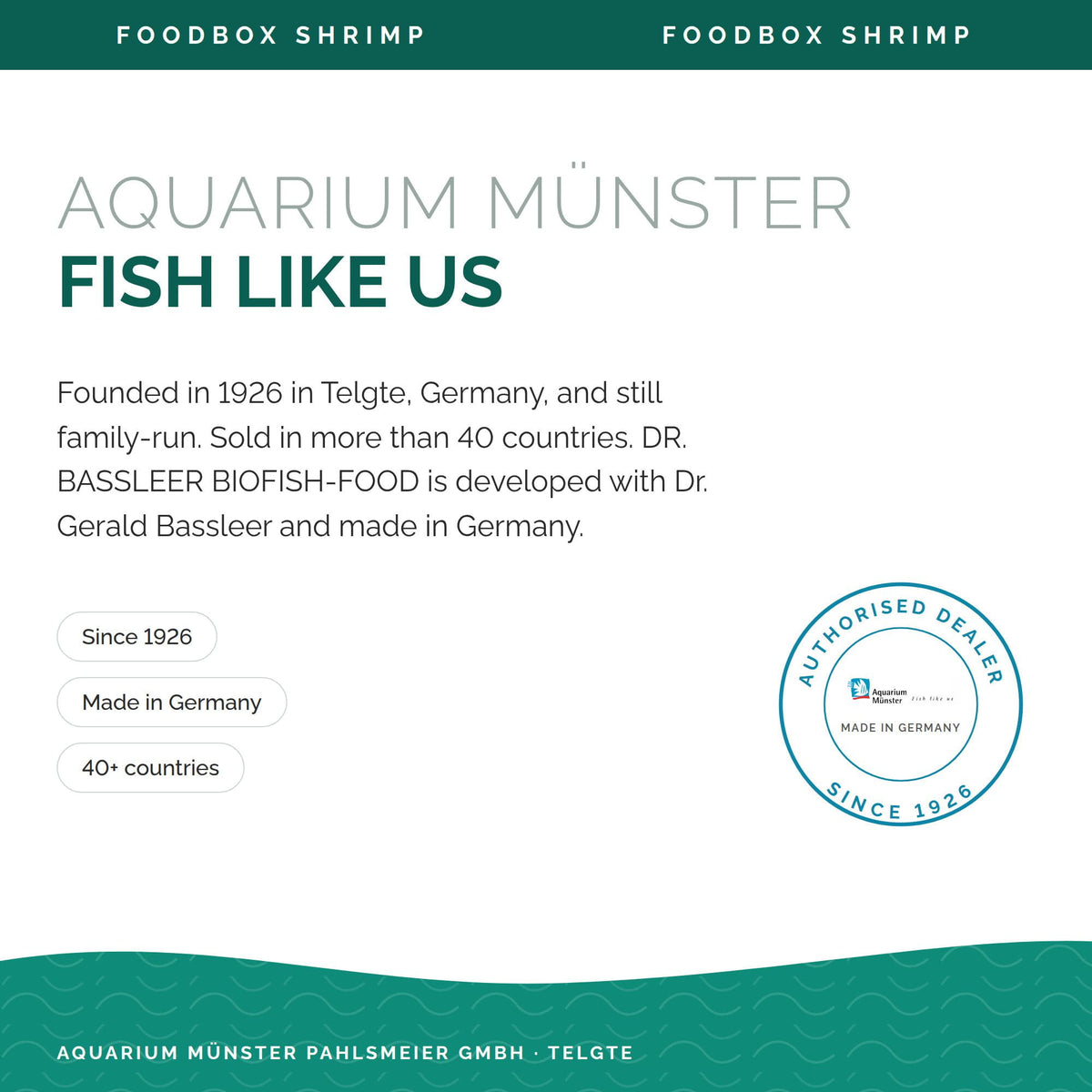 Dr. Bassleer BioFish Food Foodbox Shrimp – Variety Pack of 4 Shrimp Sticks 4005258007135 Super Cichlids