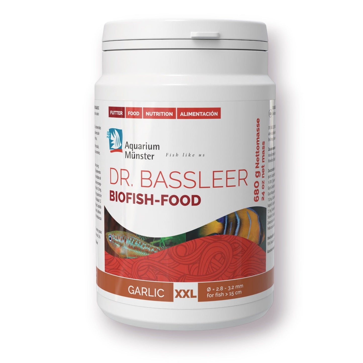 Dr. Bassleer BioFish Food Garlic XX-Lrg - 680g 4005258003915 Super Cichlids