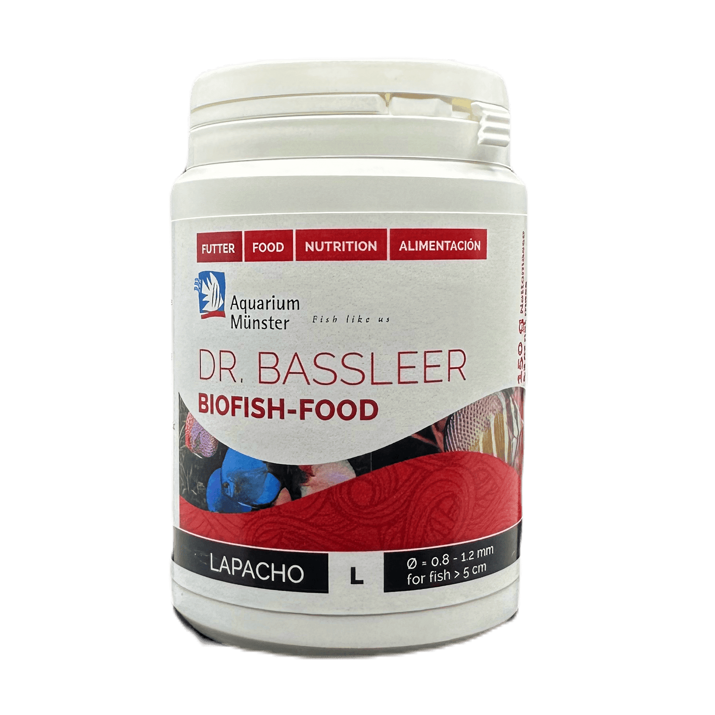 Dr. Bassleer BioFish Food LAPACHO Lrg - 150g 4005258006046 Super Cichlids