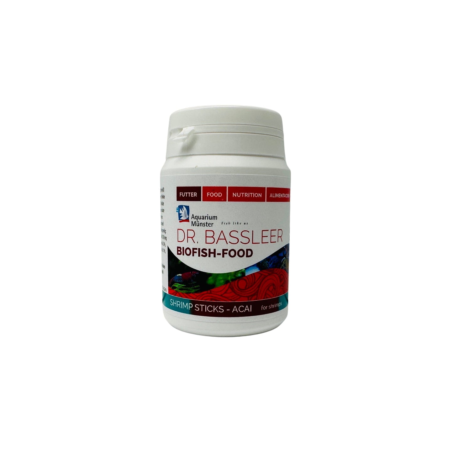 Dr. Bassleer Shrimp Sticks With ACAI 60g 4005258006992 Super Cichlids