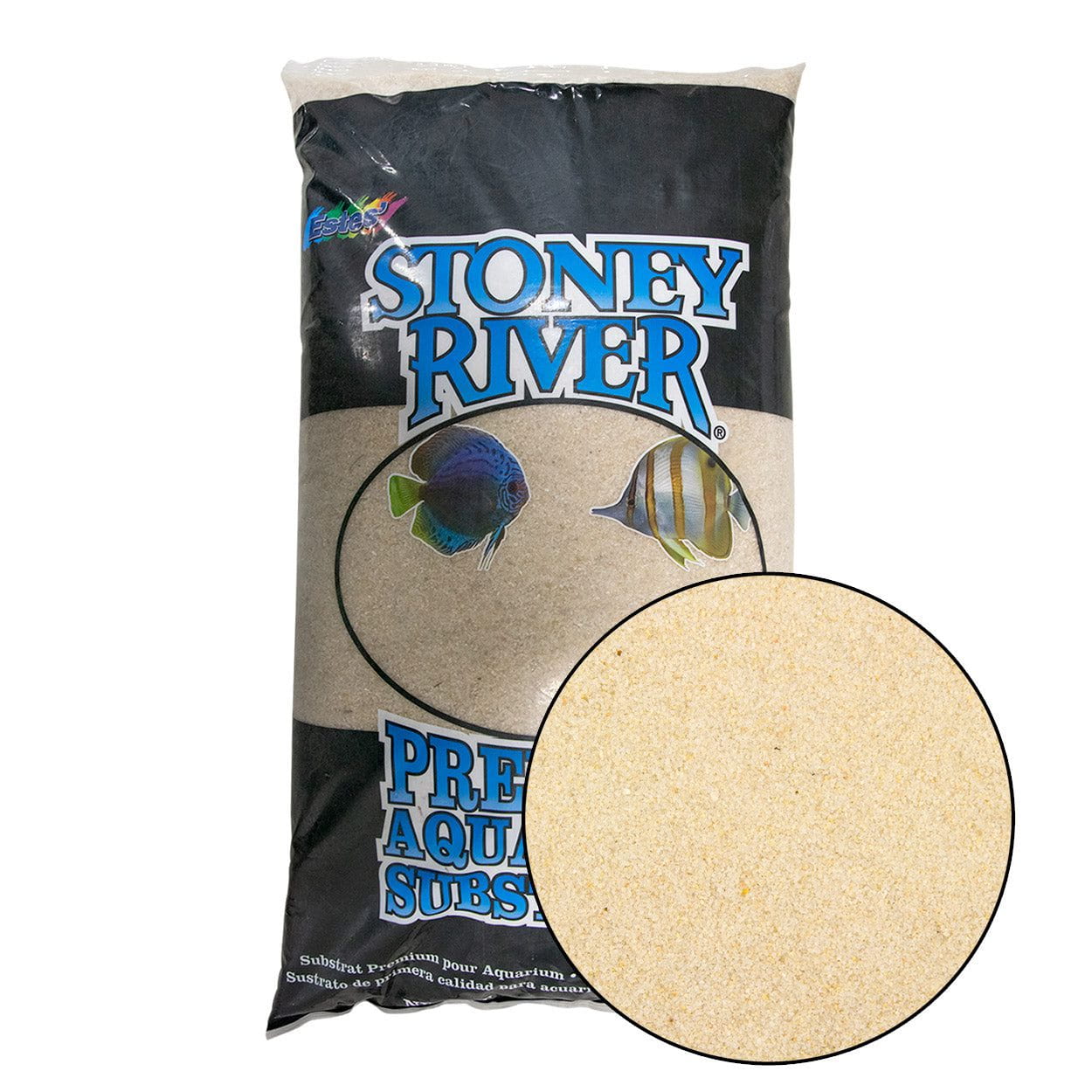 Estes Coated Marine Sand - Natural - 25 lb 034652252067 Super Cichlids