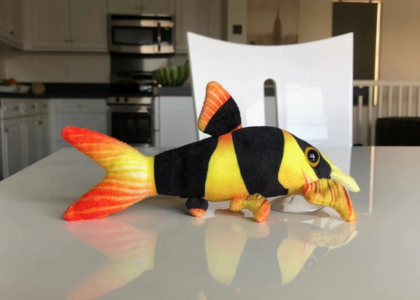 GreenPleco Clown Loach Plushie Fish Super Cichlids