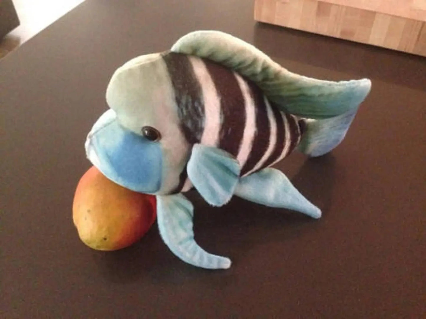 GreenPleco Frontosa Plushie Fish Super Cichlids
