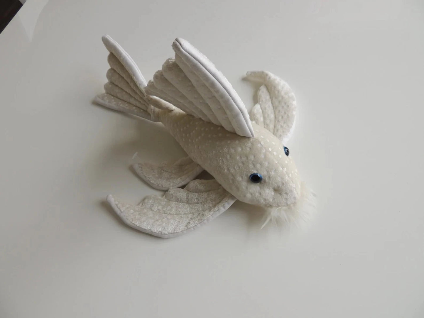 GreenPleco LongFin Plecostomus Plushie Fish 123456789258 Super Cichlids
