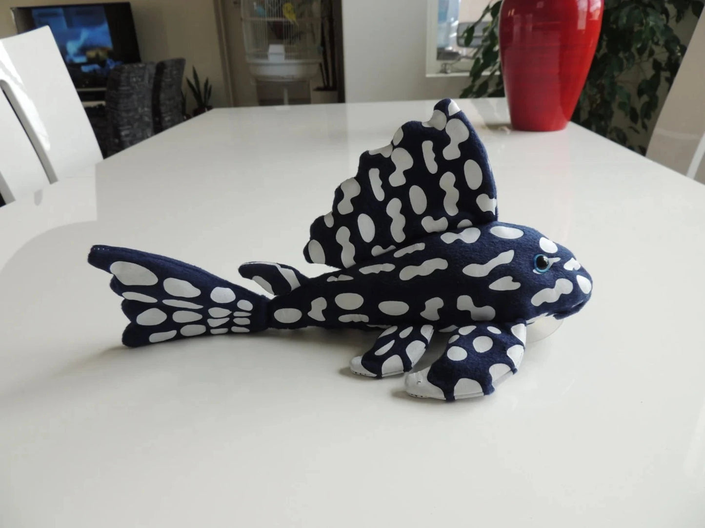 GreenPleco Sapphire Plecostomus Plushie Fish 123456789241 Super Cichlids