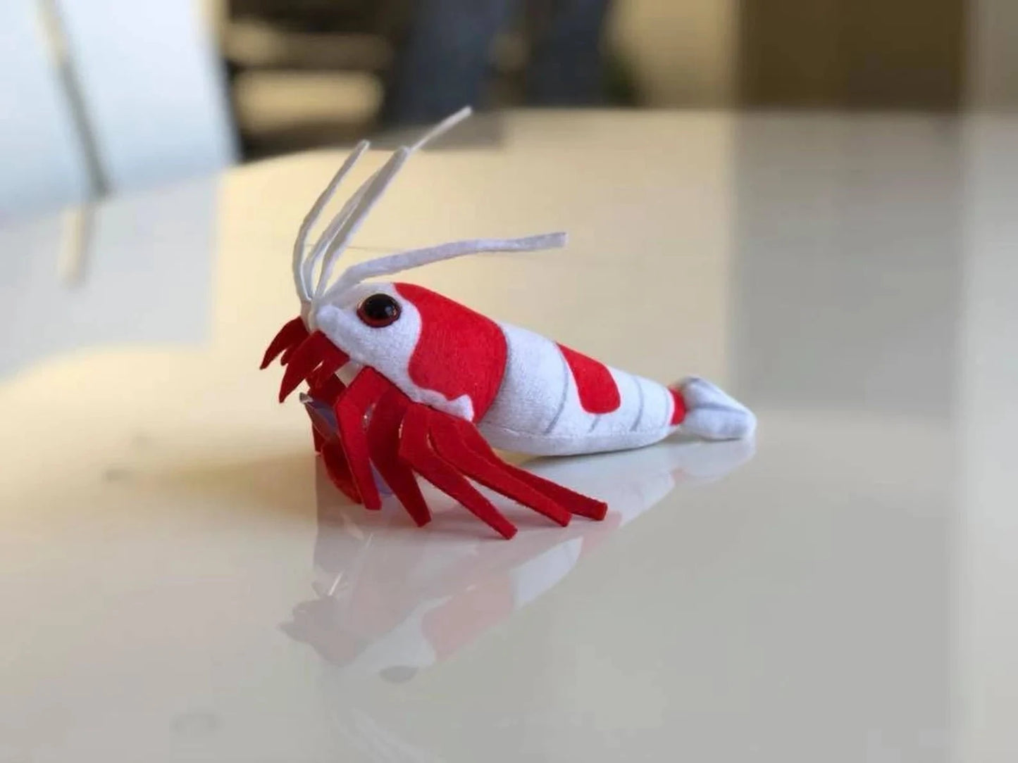 GreenPleco Shrimp Plushie - 6" Super Cichlids