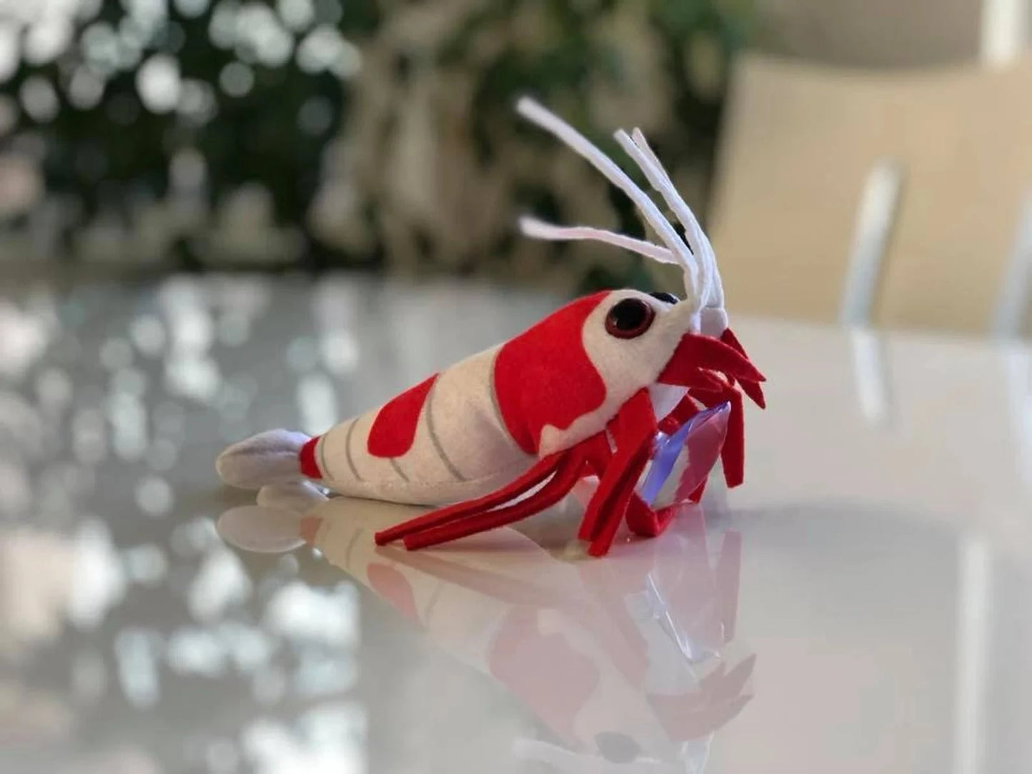 GreenPleco Shrimp Plushie - 6" Super Cichlids