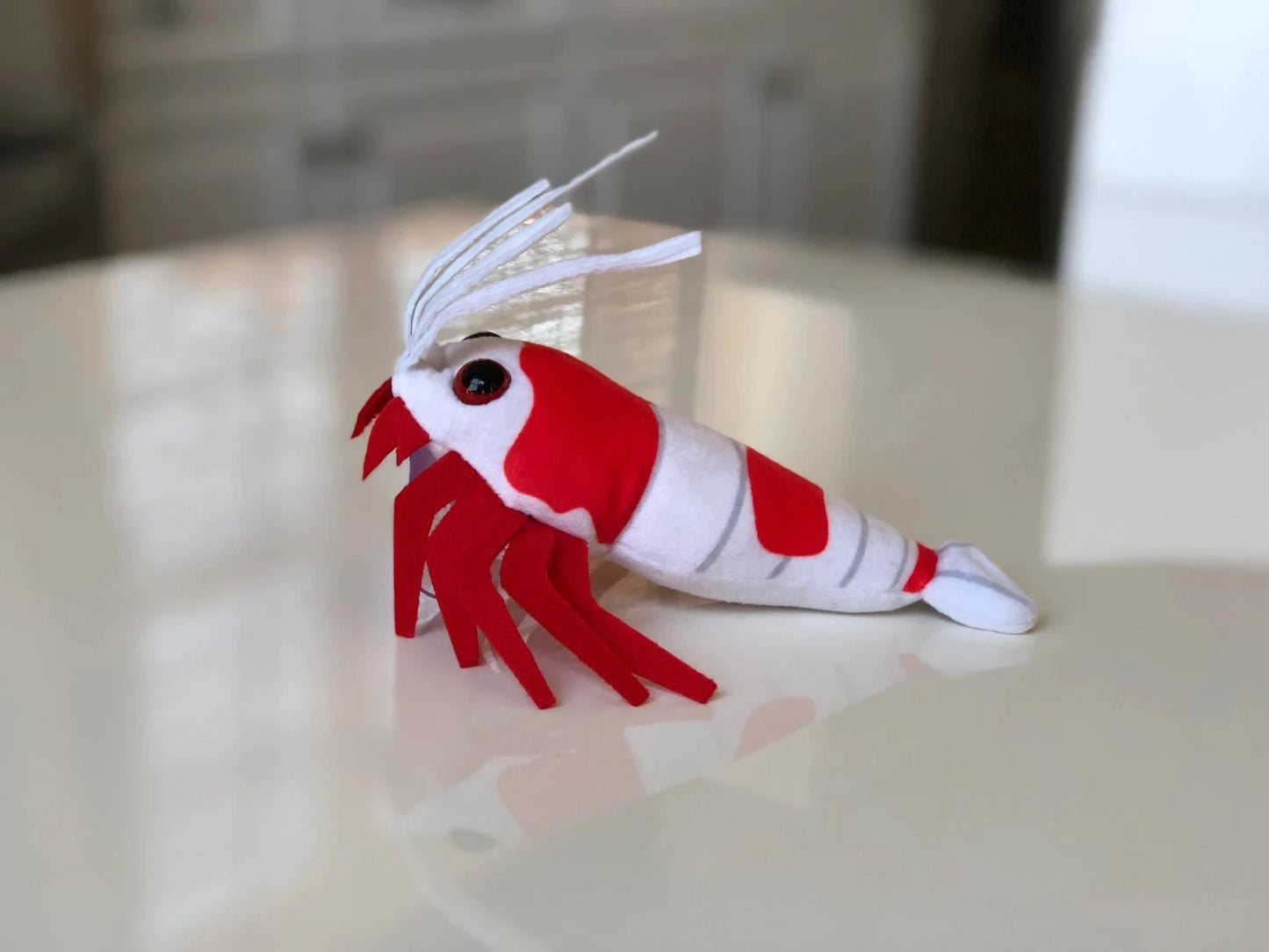 GreenPleco Shrimp Plushie - 6" Super Cichlids