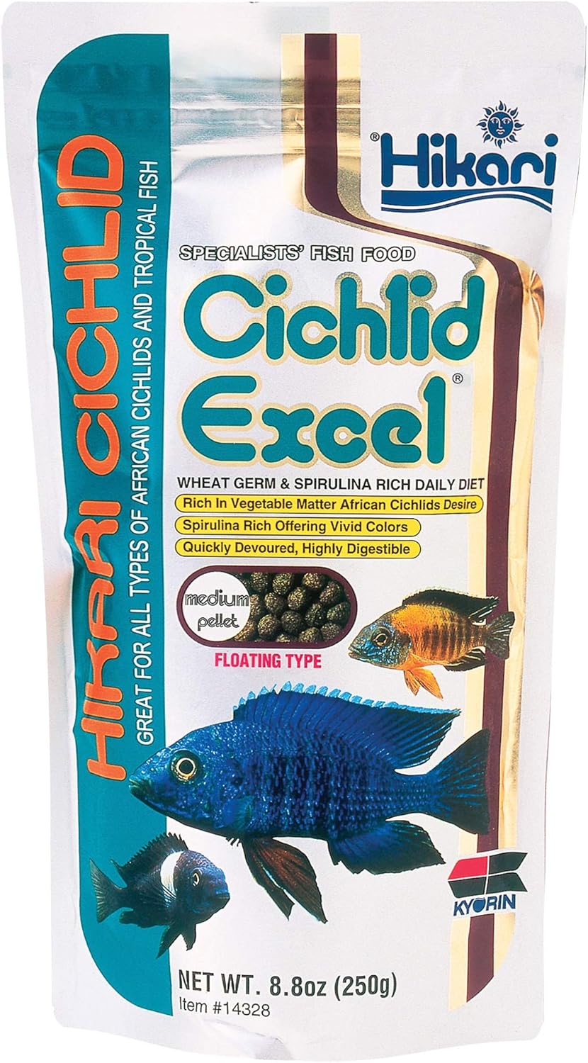 Hikari | Cichlid Excel (Floating) Medium / 8.8oz (250g) 042055143288 Super Cichlids