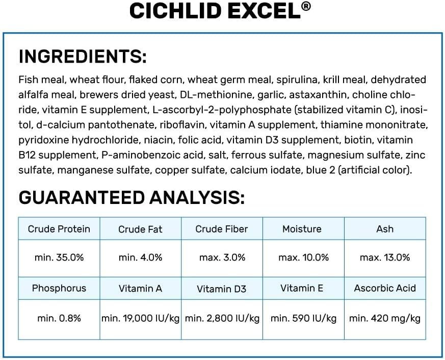 Hikari | Cichlid Excel (Floating) Medium / 8.8oz (250g) 042055143288 Super Cichlids
