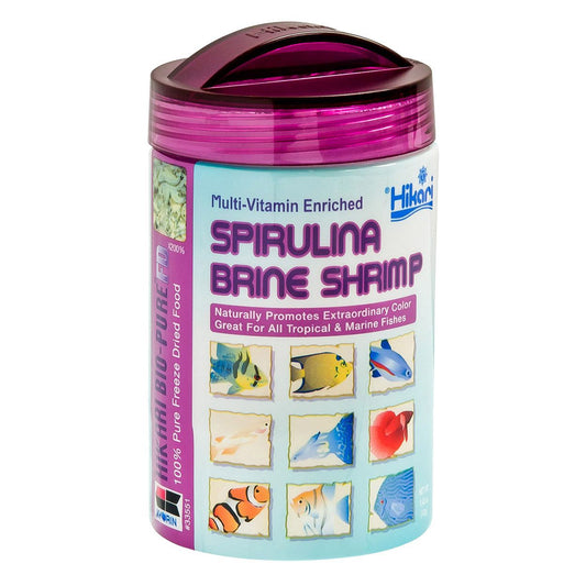 Hikari | Freeze-Dried Spirulina Brine Shrimp - Cubes .42 oz 042055335515 Super Cichlids