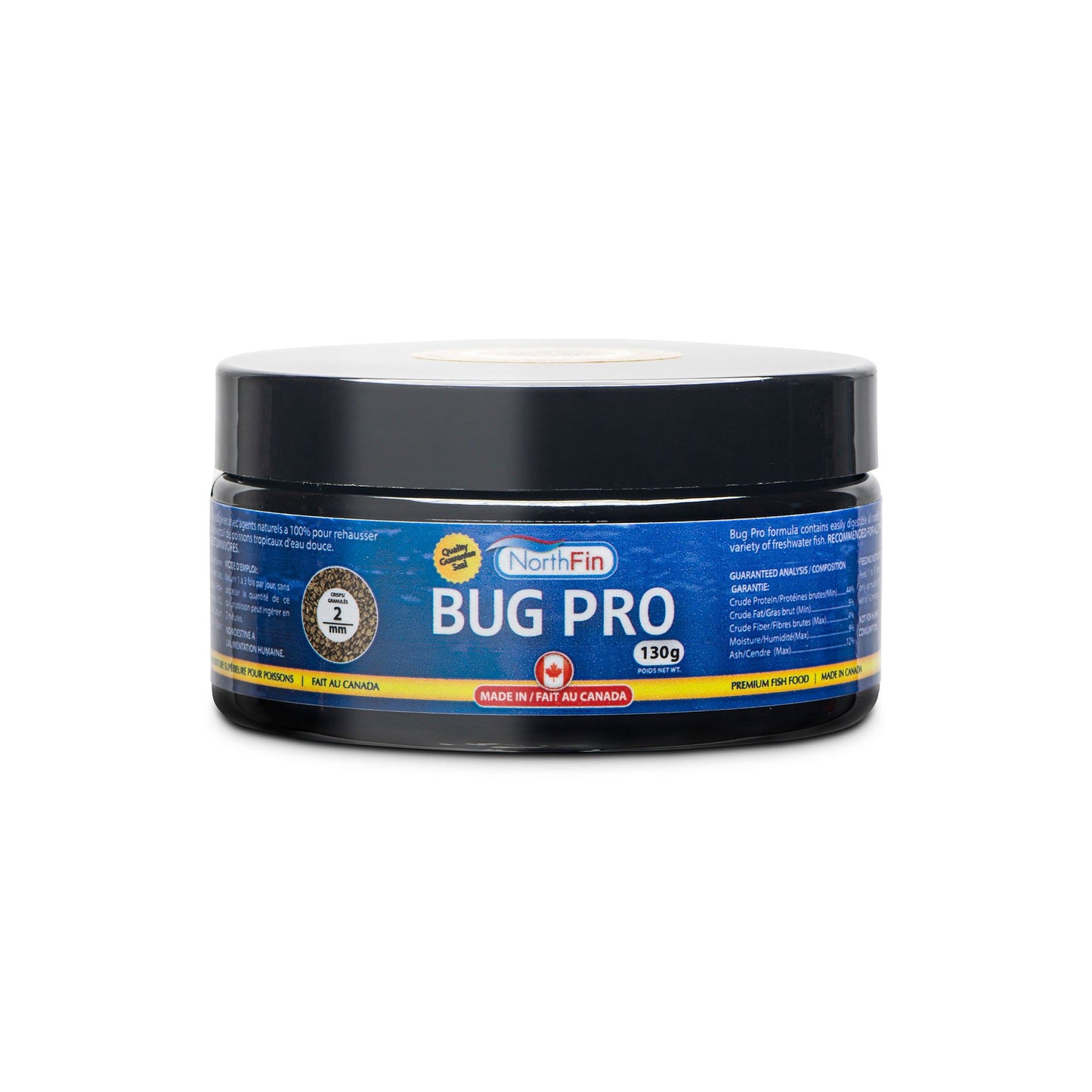 Northfin Fish Food Bug Pro 2mm Crisps 130g 799975506920 Super Cichlids