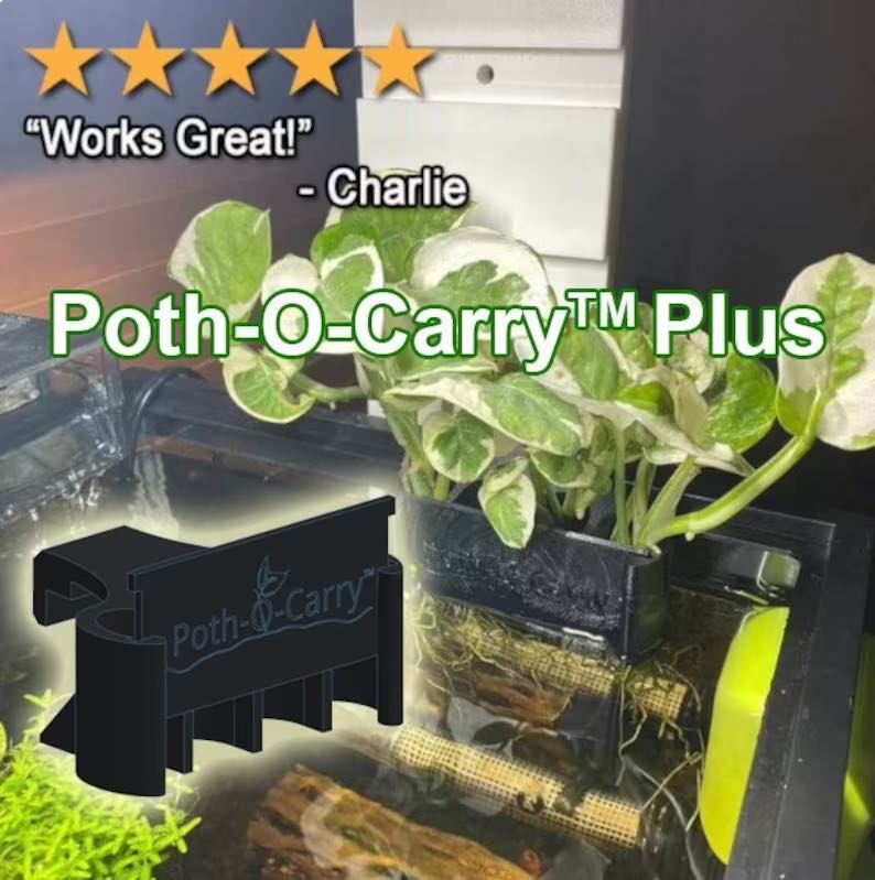 the poth Poth-O-Carry Plus Rimmed Tank (Up To 1.5" Wide)