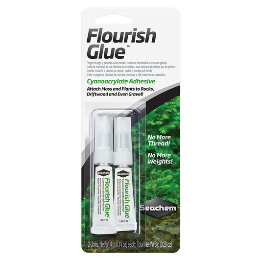 Seachem Flourish Glue - 0.28 oz - 2 pk 000116311601 Super Cichlids