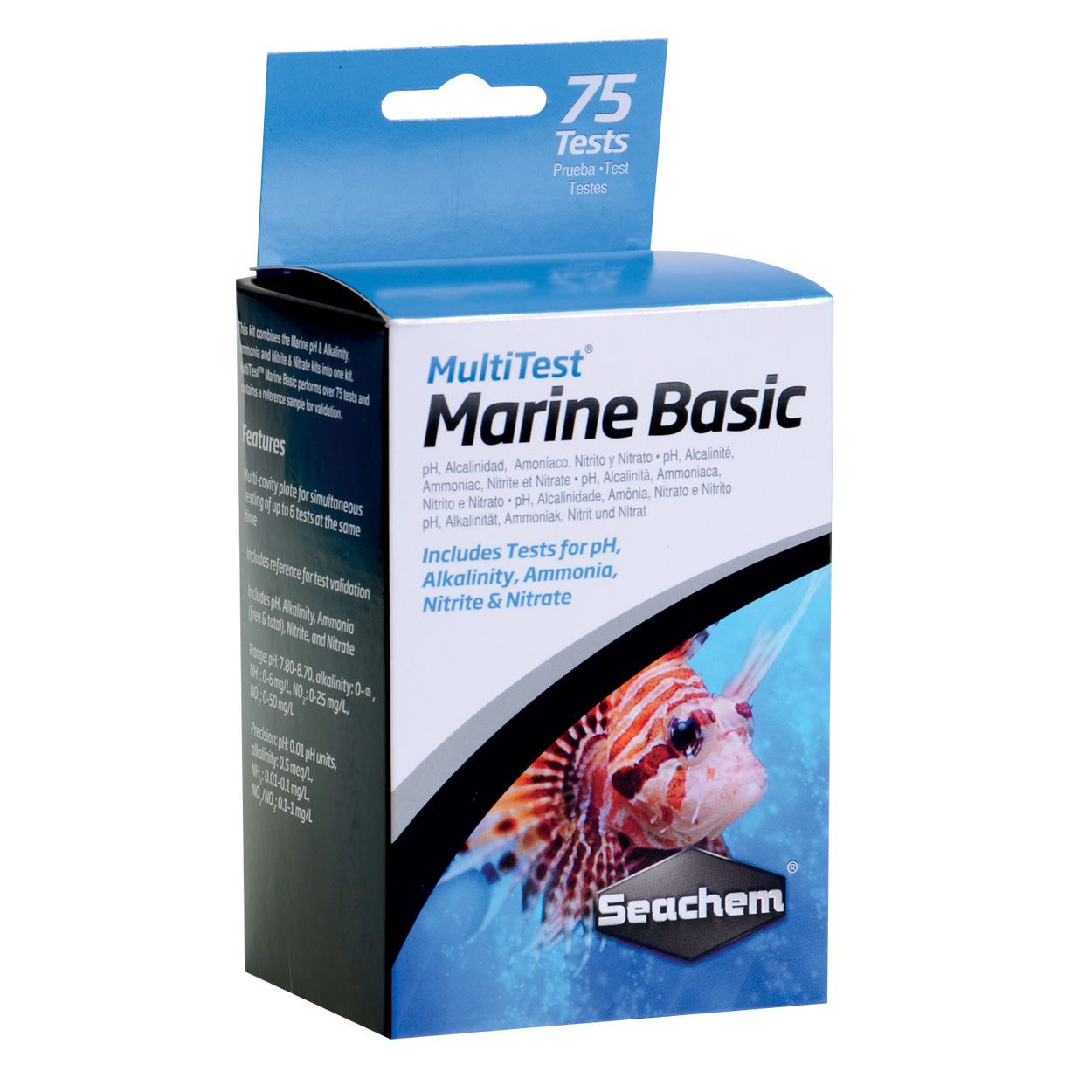 Seachem MultiTest - Marine Basic - 75+ Tests 000116099004 Super Cichlids