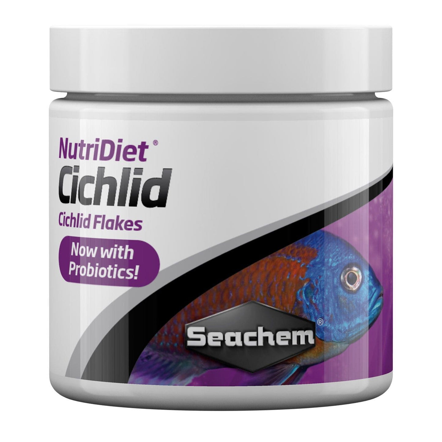 Seachem | NutriDiet Cichlid Flakes .5 oz 001161071052 Super Cichlids