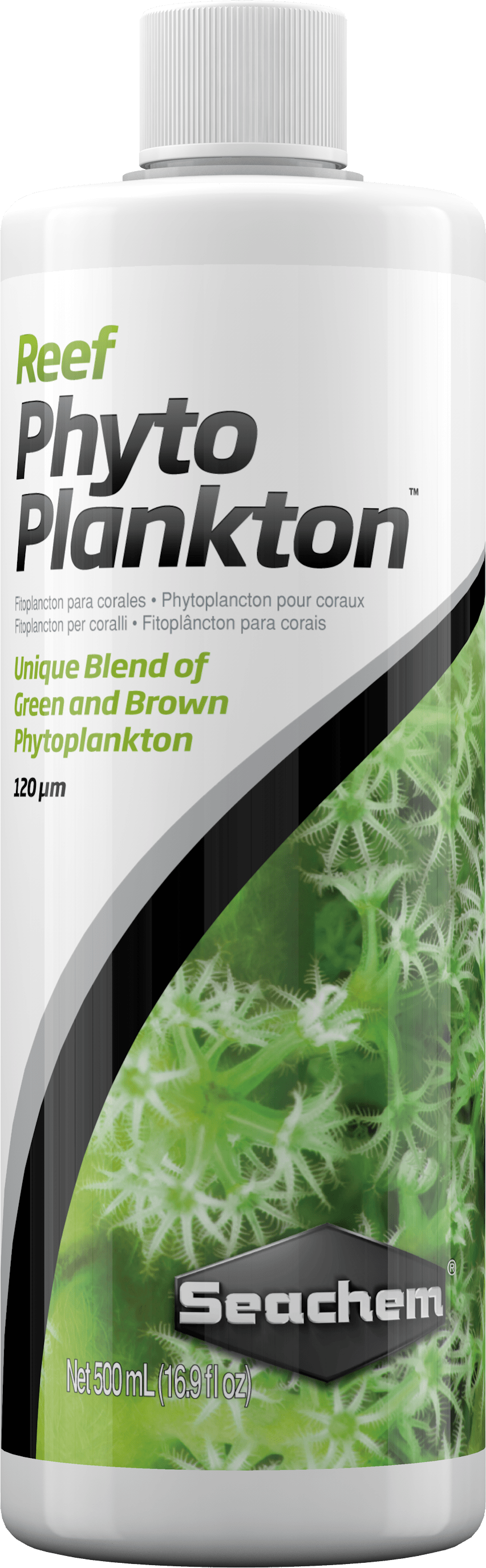 Seachem Reef Phytoplankton - Premium Marine Coral & Invertebrate Nutrition Supplement 500 mL 000116150309 Super Cichlids