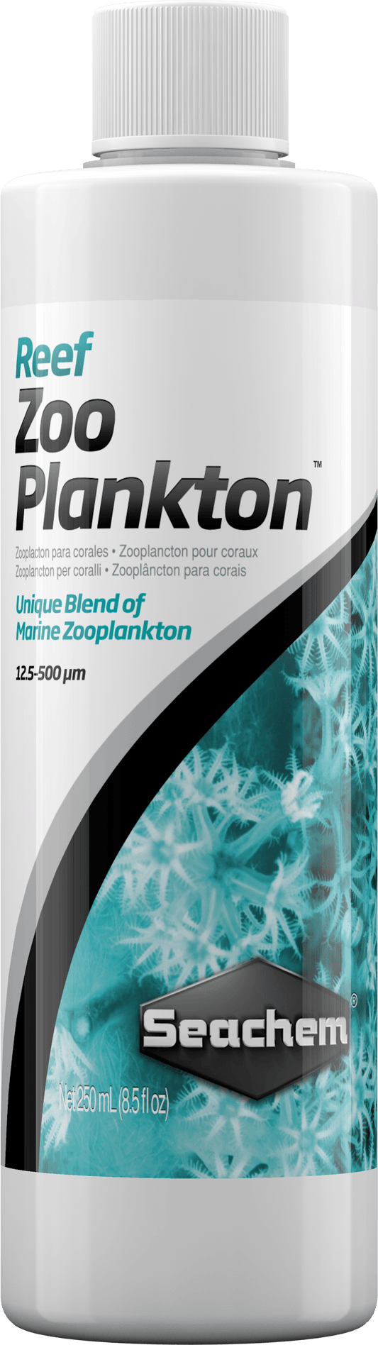 Seachem Reef Zooplankton - Concentrated Marine Coral & Invertebrate Nutrition Supplement 250 mL 000116151603 Super Cichlids