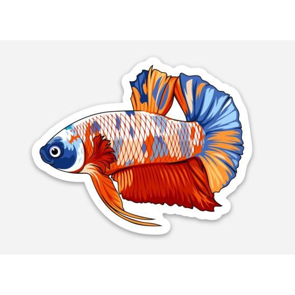 Stickers | 3" Betta's Betta 1 Super Cichlids