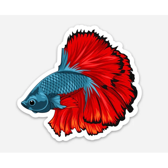 Stickers | 3" Betta's Betta 2 Super Cichlids