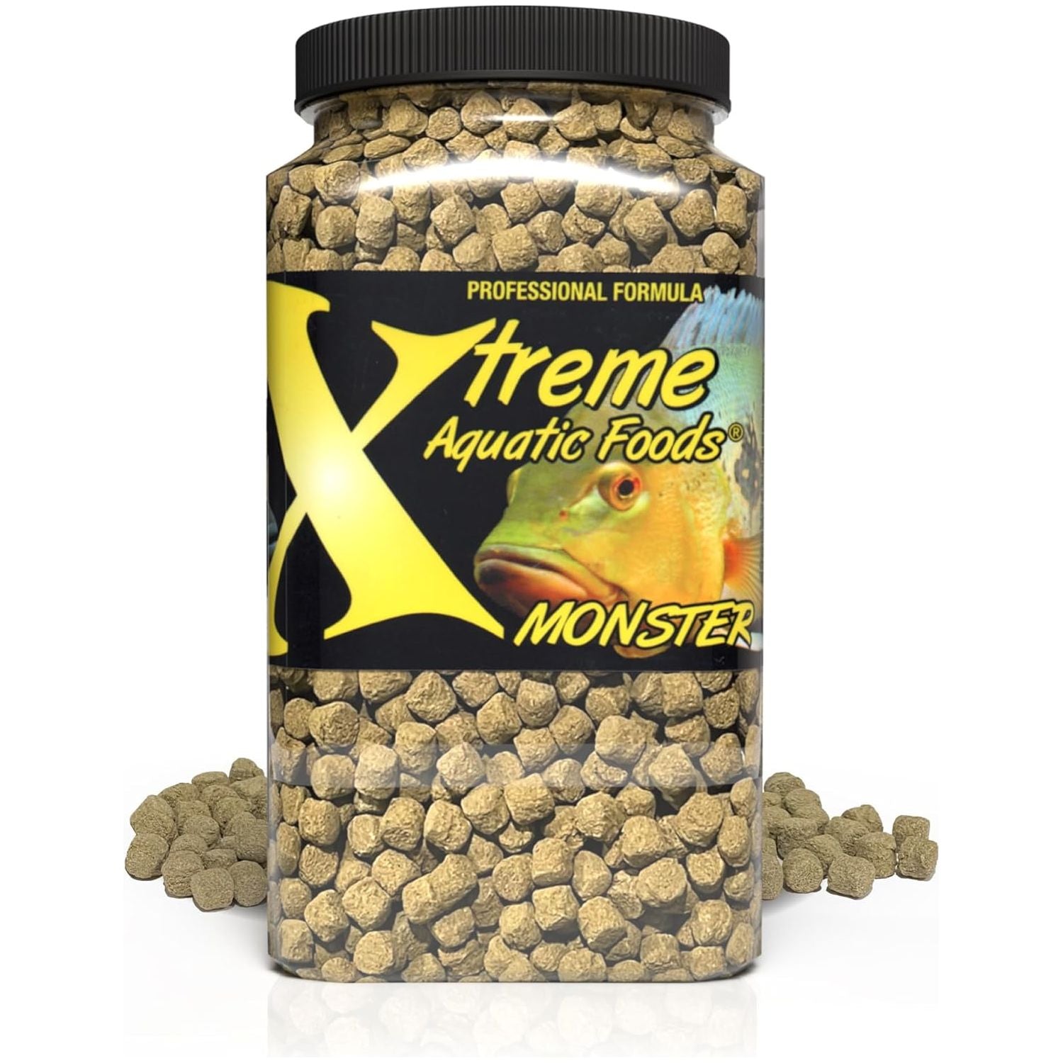 Xtreme Aquatic Foods Monster 9mm Pellets 18 oz (510g) 867301000319 Super Cichlids