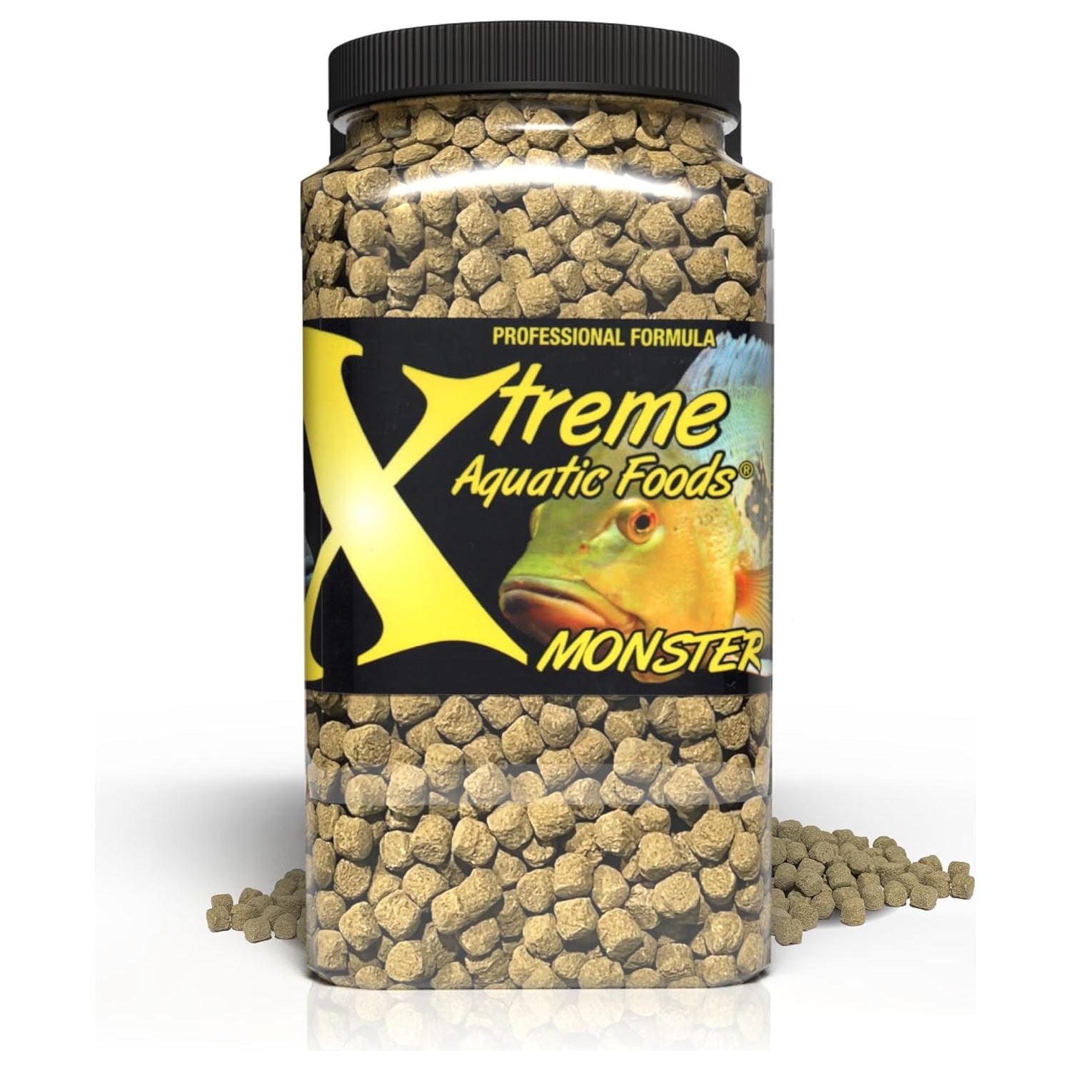 Xtreme Aquatic Foods Monster 9mm Pellets 2.5 lbs (1134g) 893427001527 Super Cichlids