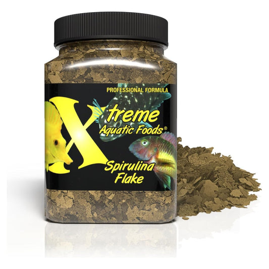 Xtreme Aquatic Foods Spirulina Flakes 3.5 oz (98g) 867301000388 Super Cichlids