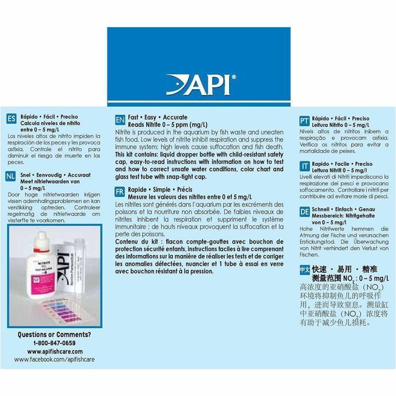 API | Nitrite (NO2) Test Kit 180 Tests 317163001264 Super Cichlids
