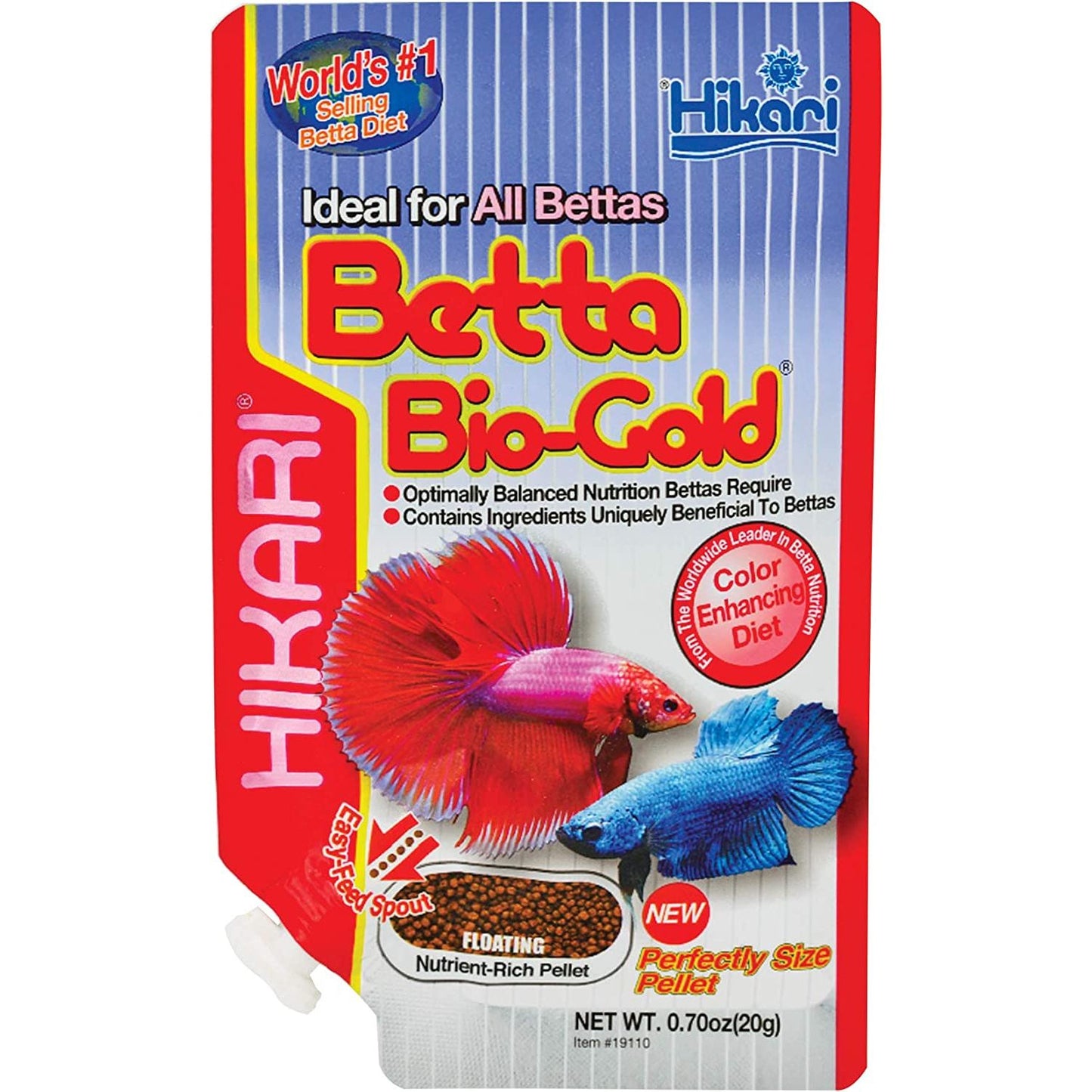 Hikari | Betta Bio-Gold 0.70 oz (20g) 042055191104 Super Cichlids