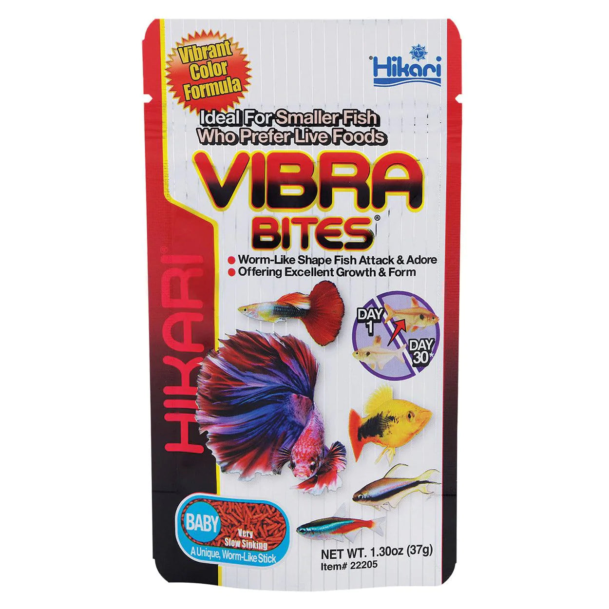 Hikari | Vibra Bites 0.176 oz (Baby) 042055222051 Super Cichlids