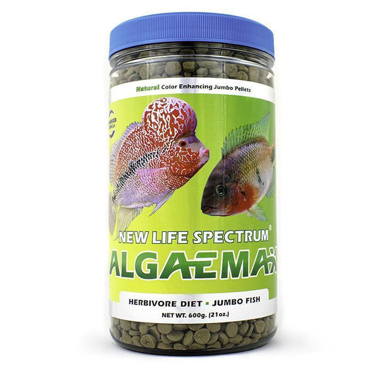 New Life Spectrum AlgaeMax Jumbo Pellets 7-7mm / 600g 817987023362 Super Cichlids