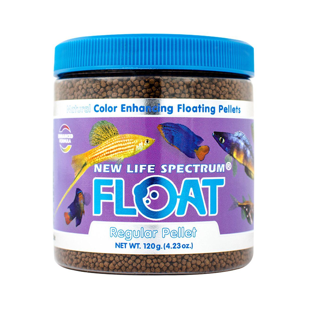 New Life Spectrum Float Regular Pellet 120g (4.23 oz) 817987024048 Super Cichlids
