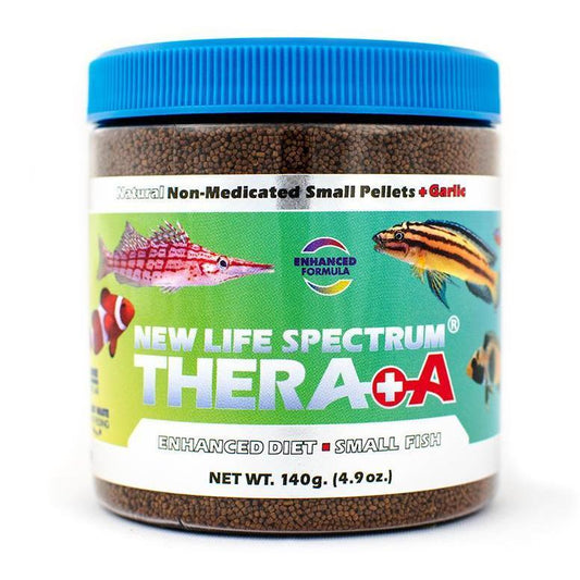New Life Spectrum Thera+A Small Pellets .5mm - .75mm / 140g 817987022044 Super Cichlids