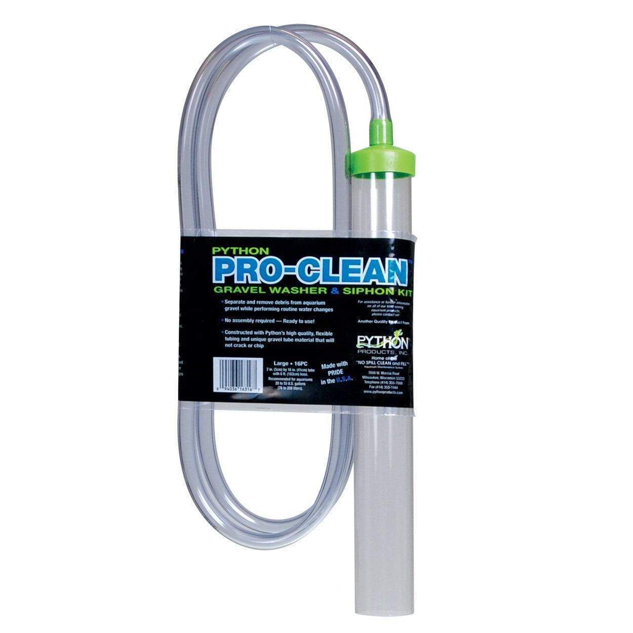 Python | Pro-Clean Gravel Washer & Siphon Kit Large 094036163167 Super Cichlids