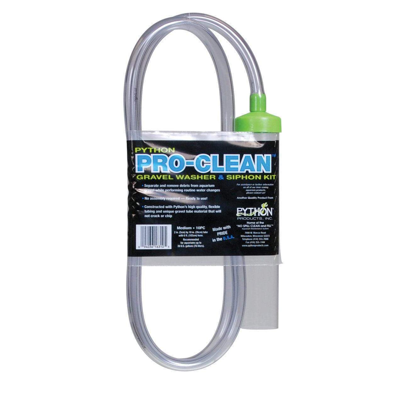 Python | Pro-Clean Gravel Washer & Siphon Kit Medium 094036163105 Super Cichlids