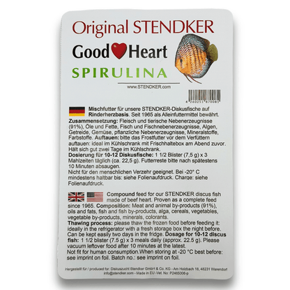 Stendker | GoodHeart Beef Heart Spirulina 100g Super Cichlids
