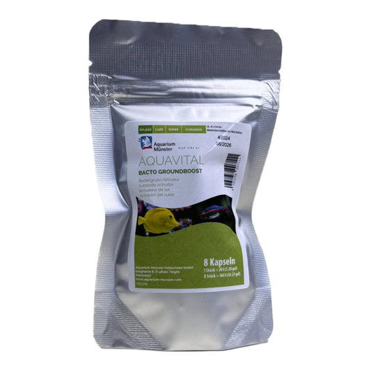 Aquarium Munster Aquavital Bacto-Groundboost – Beneficial Bacteria Capsules for a Healthy Aquarium Substrate 8 4005258007111 Super Cichlids