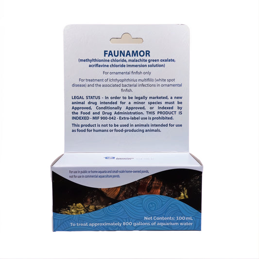 Aquarium Munster FAUNAMOR Ich Treatment – FDA-Indexed White Spot Disease Cure for Ornamental Fish, Safe & Effective Medication for Freshwater 100 mL 4005258180029 Super Cichlids