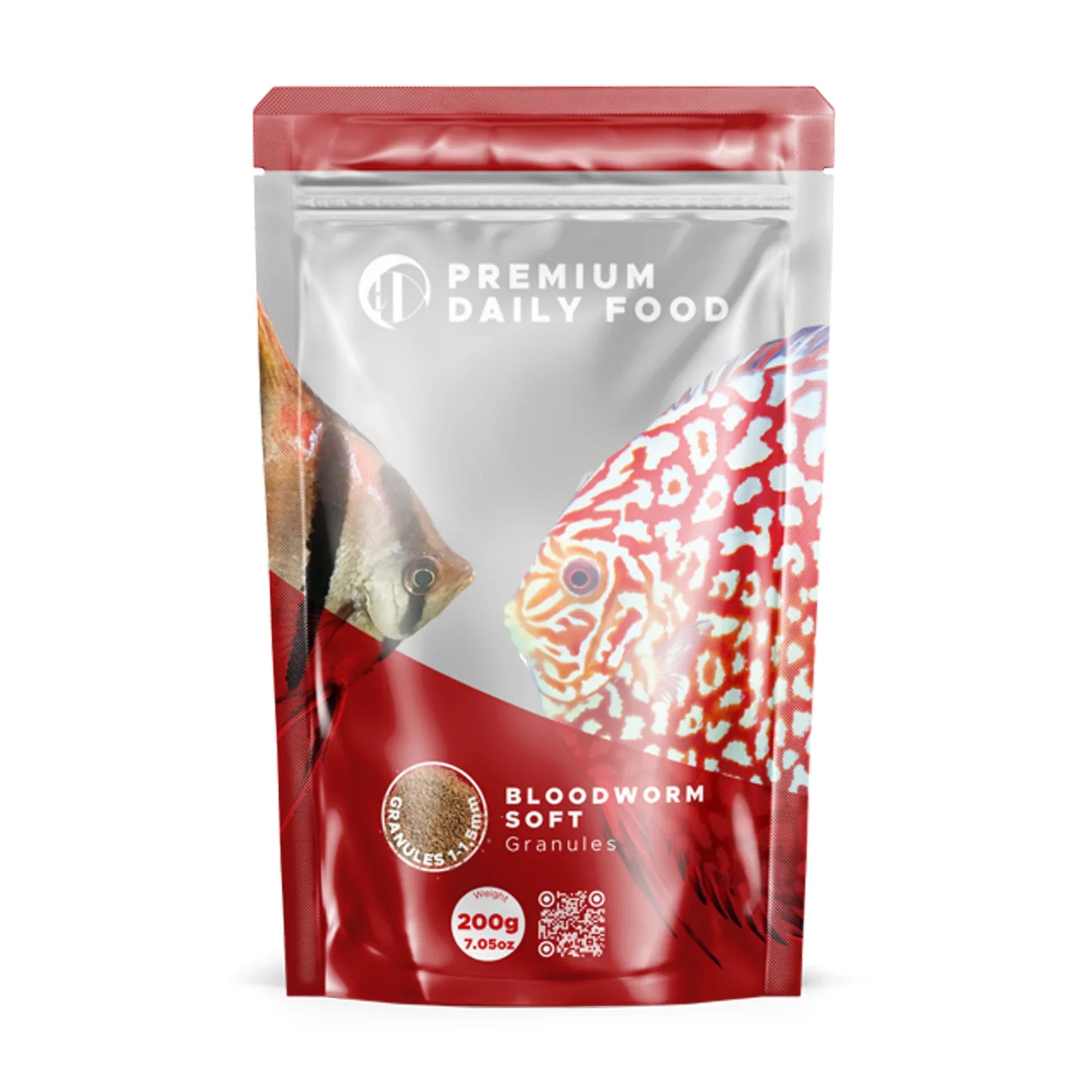 Bloodworm Soft Granules – Clean, High-Protein Daily Food for Tropical Fish 1 - 1.5mm / 200g 5905204468609 Super Cichlids