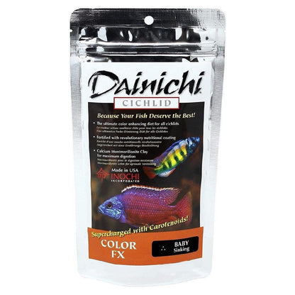 Dainichi | Cichlid Color FX (Sinking) Baby (1mm) / 3.5 oz (100g) 713166126018 Super Cichlids