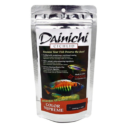 Dainichi | Cichlid Color Supreme (Sinking) Small (3mm) / 3.5 oz (100g) 713166123116 Super Cichlids