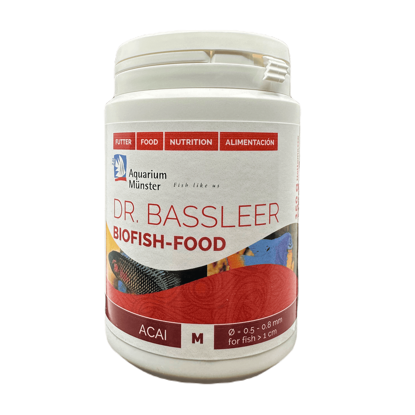 Dr. Bassleer BioFish Food ACAI Med - 150g 4005258004356 Super Cichlids