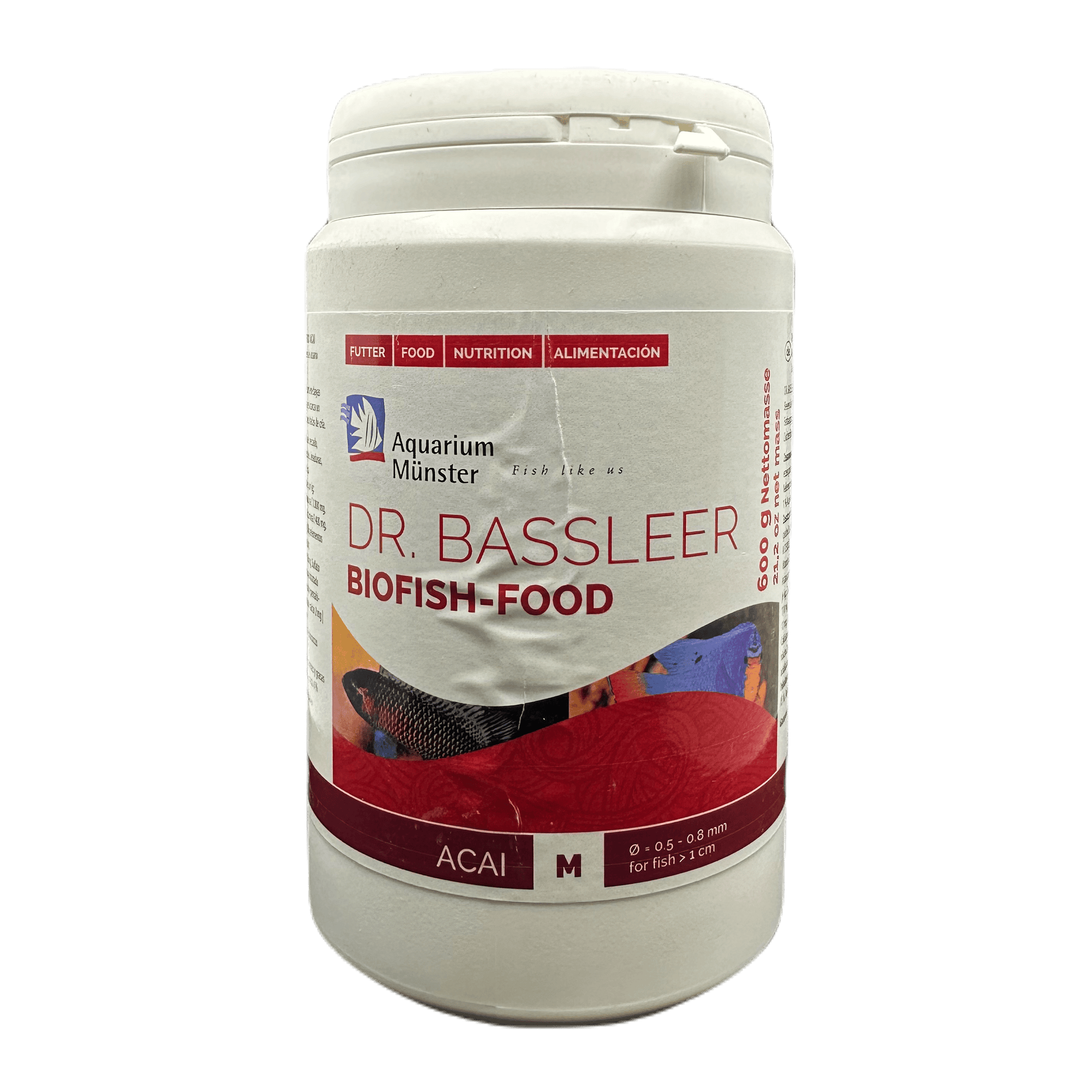 Dr. Bassleer BioFish Food ACAI Med - 600g 4005258004363 Super Cichlids