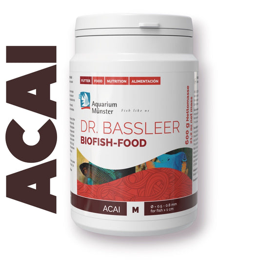 Dr. Bassleer BioFish Food ACAI – Premium Superfood for Vibrant, Healthy Fish Super Cichlids
