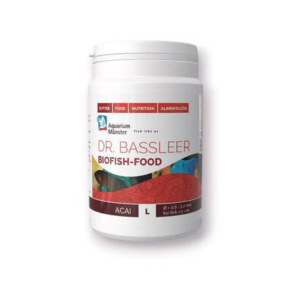 Dr. Bassleer BioFish Food ACAI – Premium Superfood for Vibrant, Healthy Fish Lrg - 150g 4005258004387 Super Cichlids