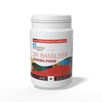 Dr. Bassleer BioFish Food ACAI – Premium Superfood for Vibrant, Healthy Fish Med - 150g 4005258004356 Super Cichlids
