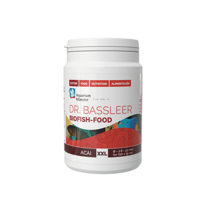 Dr. Bassleer BioFish Food ACAI – Premium Superfood for Vibrant, Healthy Fish XX-Lrg - 170g 4005258004431 Super Cichlids
