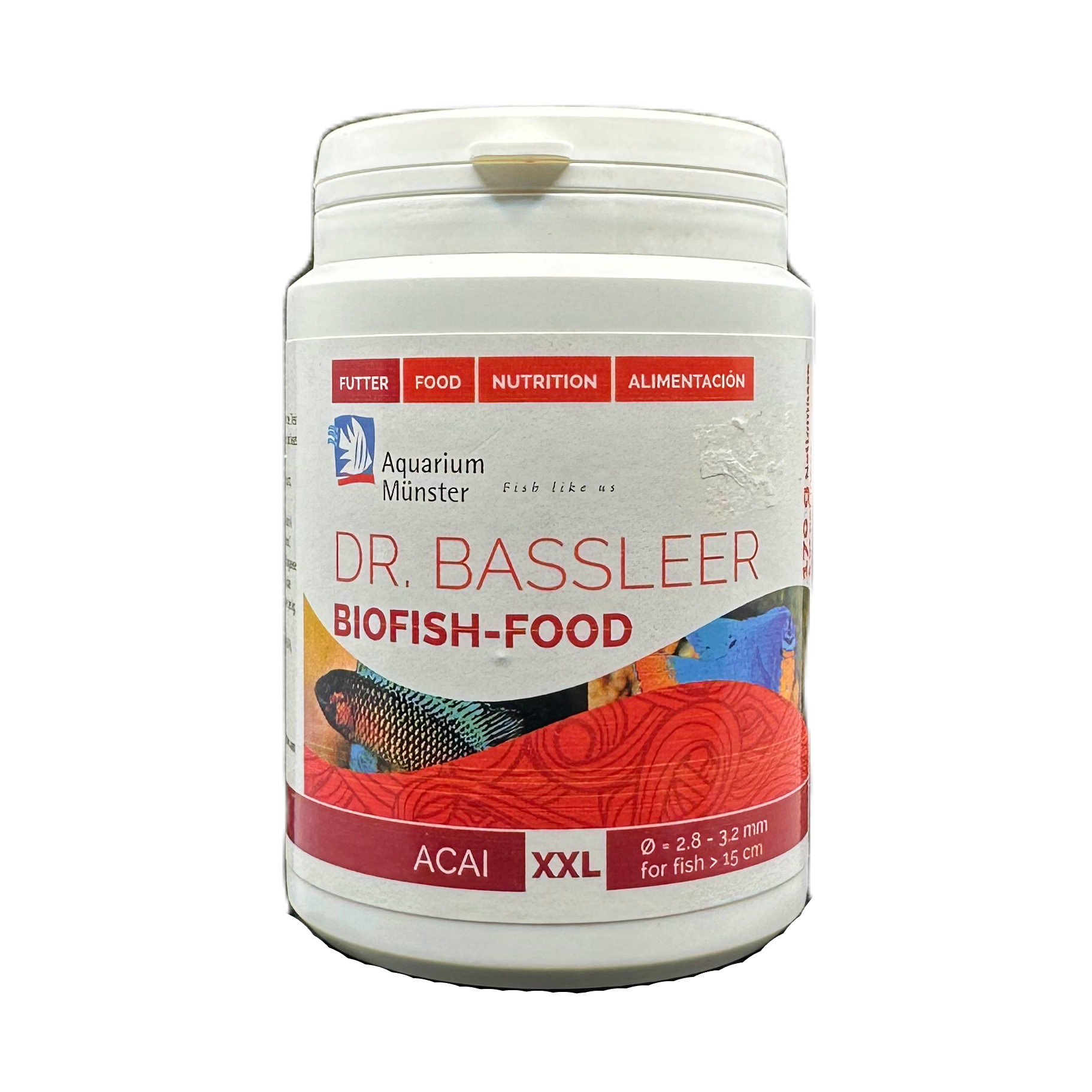 Dr. Bassleer BioFish Food ACAI XX-Lrg - 170g 4005258004431 Super Cichlids