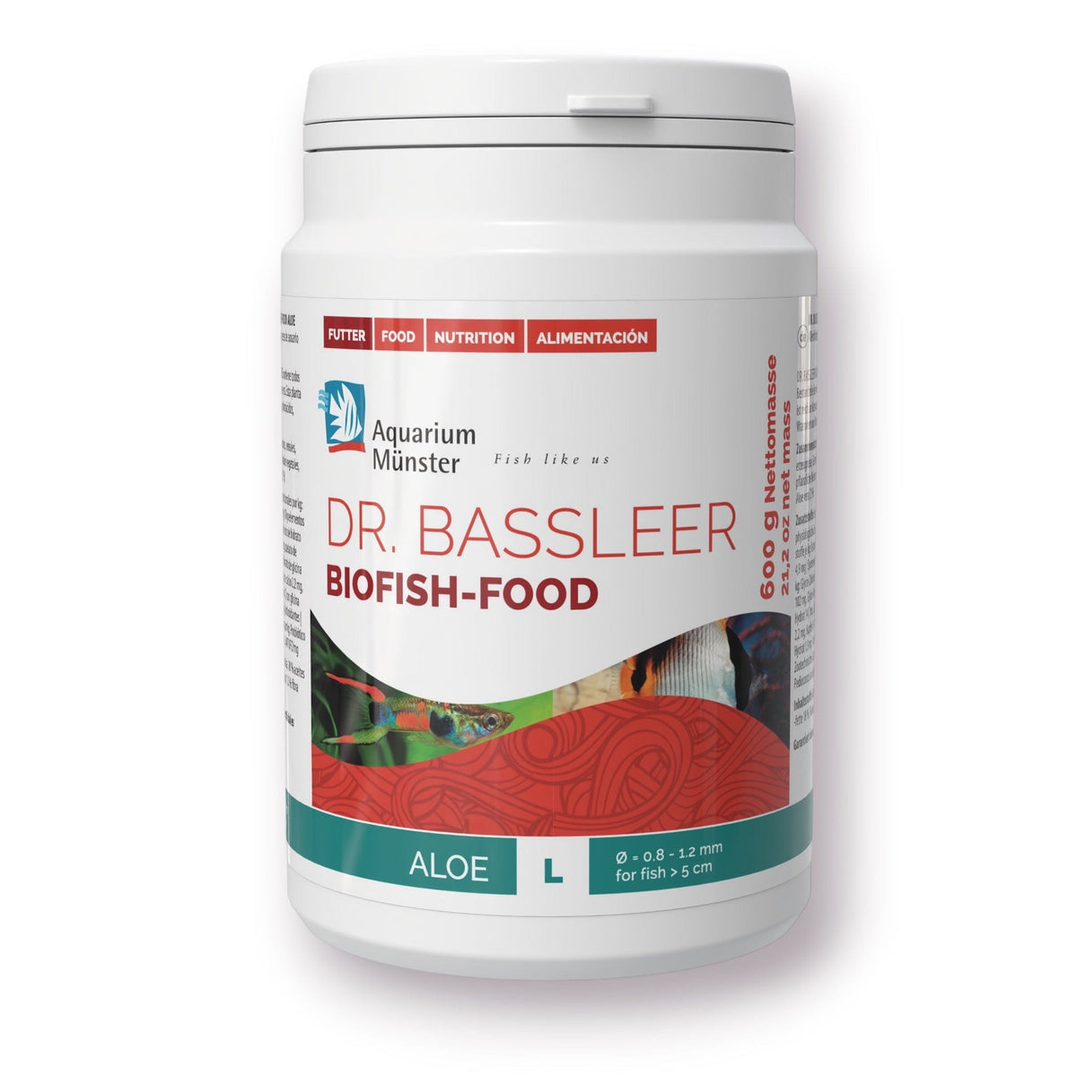 Dr. Bassleer BioFish Food ALOE Lrg - 600g 4005258004172 Super Cichlids